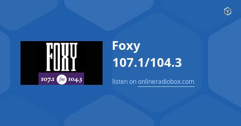 Television host. . Foxy 1043
